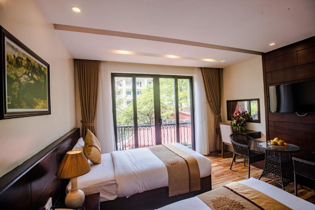 Hình ảnh phòng Deluxe (Twin/Double) — Sapa Green Hotel